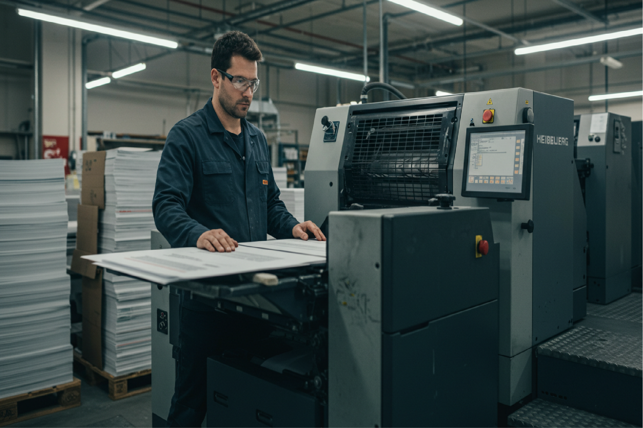 Proceso de impresión profesional